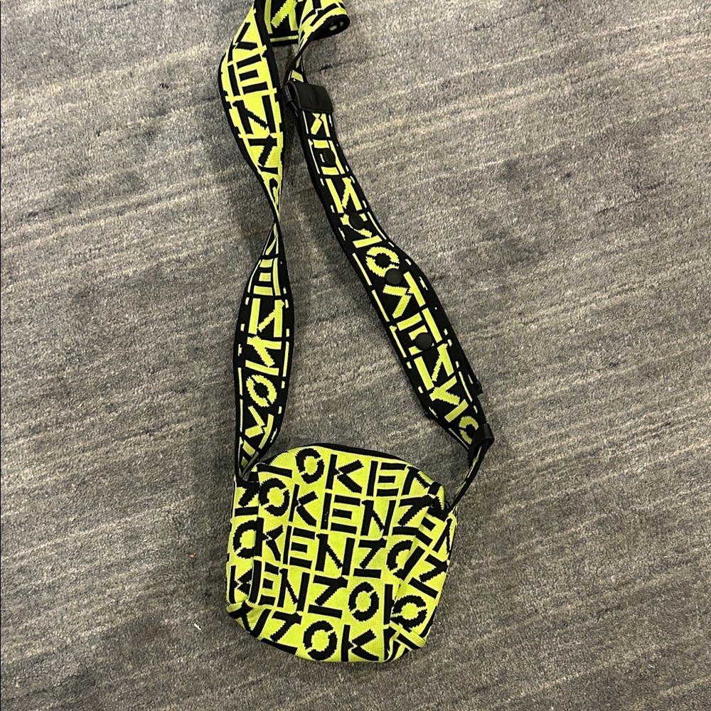 Yellow and Black Crossbody Bag